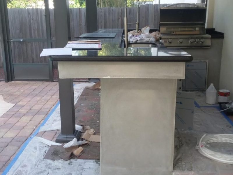 Cocinas Exteriores Star Island Concrete Design Corp.