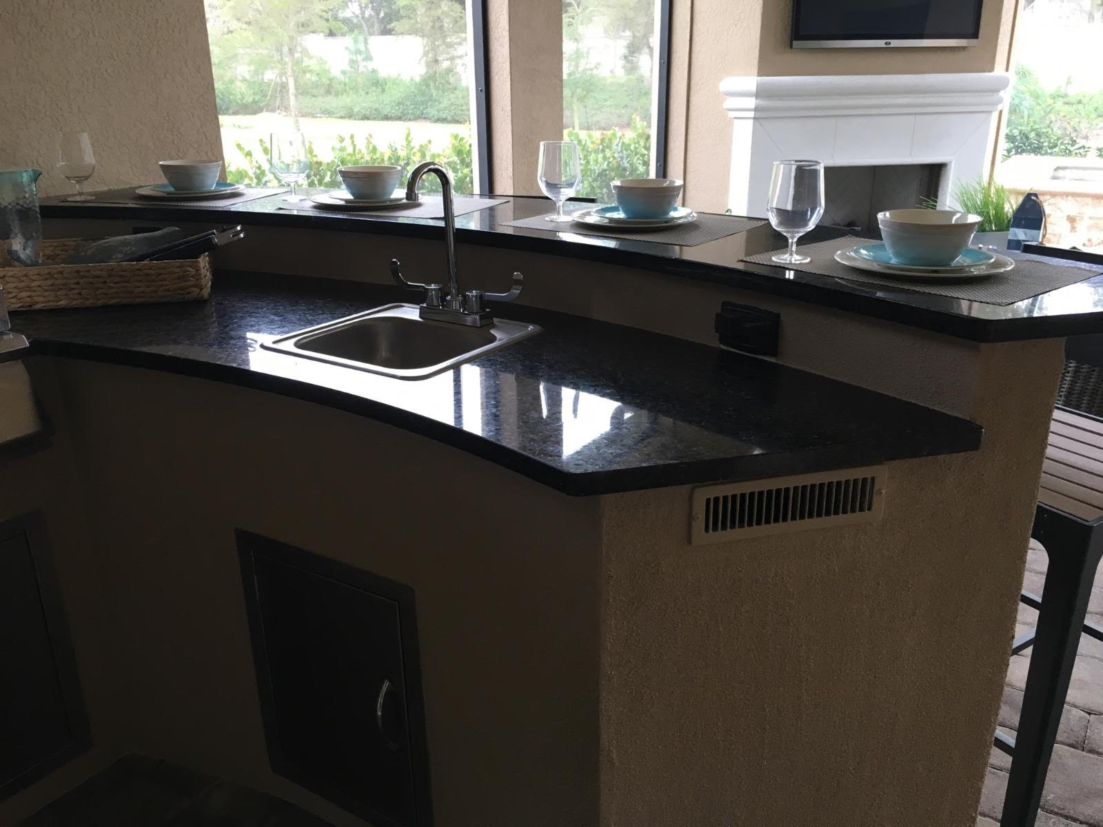 Cocinas Exteriores Star Island Concrete Design Corp.