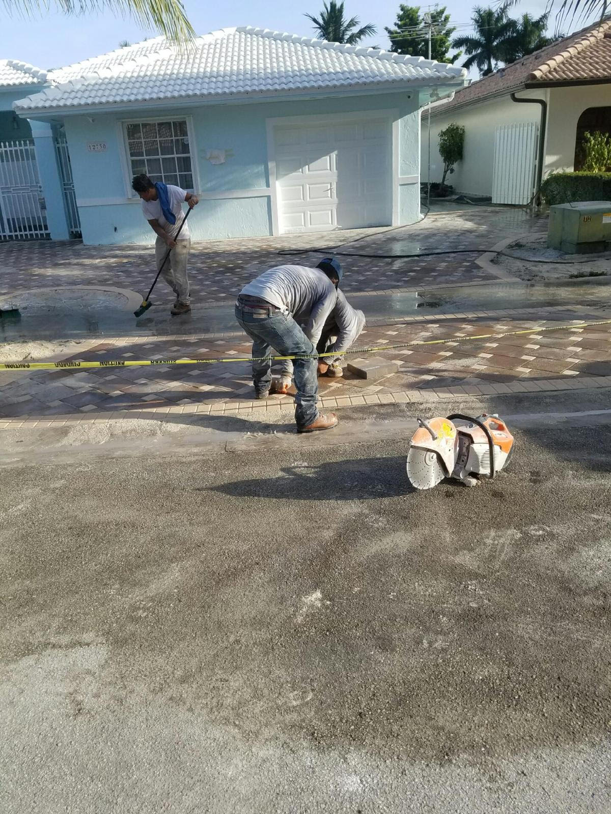 Driveway and Backyards Star Island Concrete Design Corp.